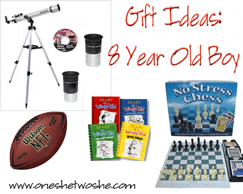 Gift Ideas 8 Year Old Boy  Or so she says...