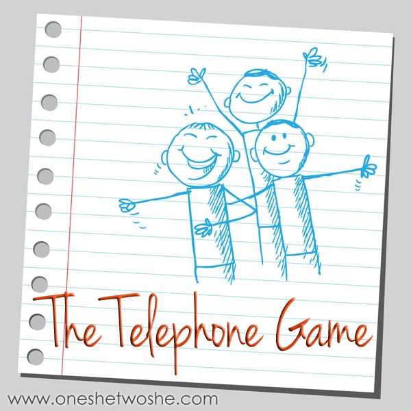 Telephone Game Sentence Ideas