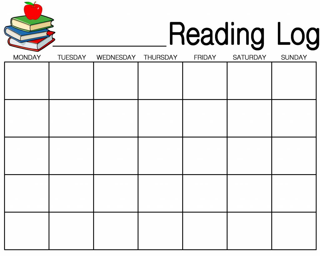 Printable Reading Log (she Liz)