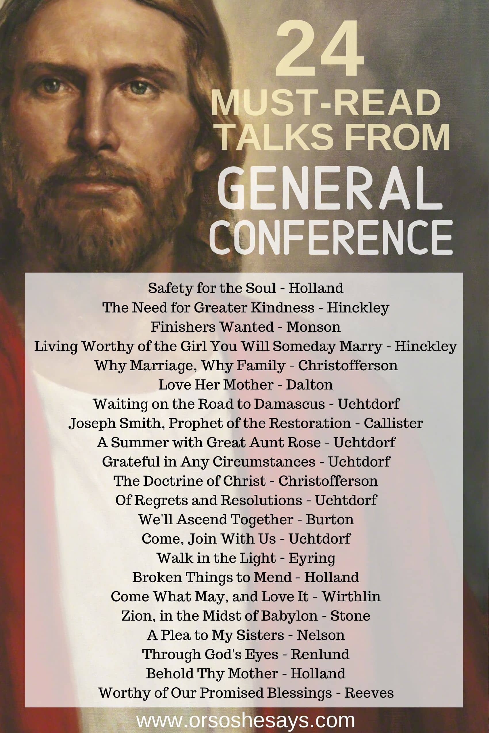 24 of the best general conference talks of all time