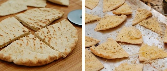 homemade pita chips