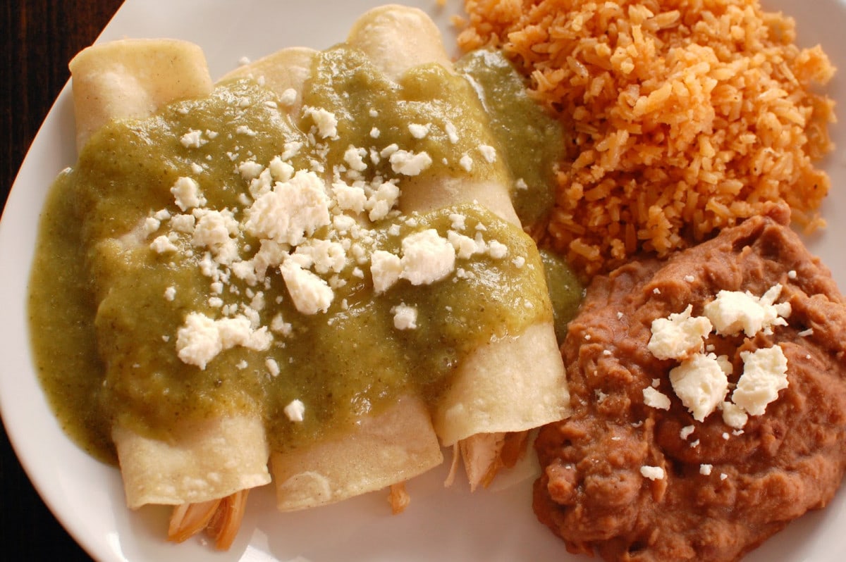 Enchiladas Verdes de Pollo (Authentic Mexican & Super Easy!) - Or so she  says...
