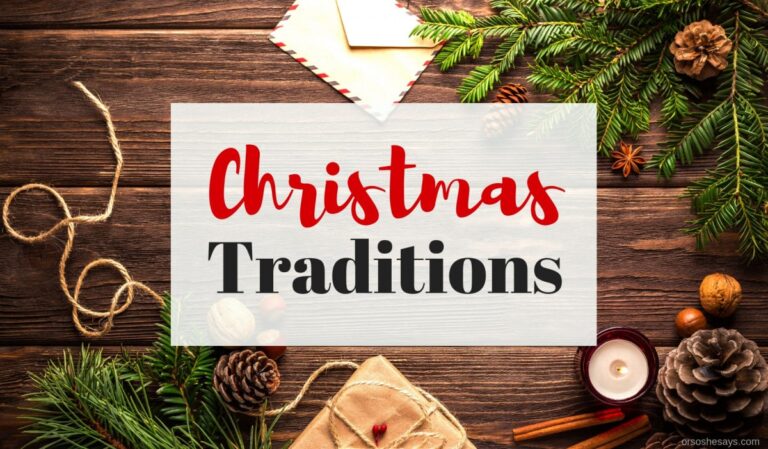 Christmas Traditions from Around the World - www.orsoshesays.com #christmas #traditions #christmastraditions #family