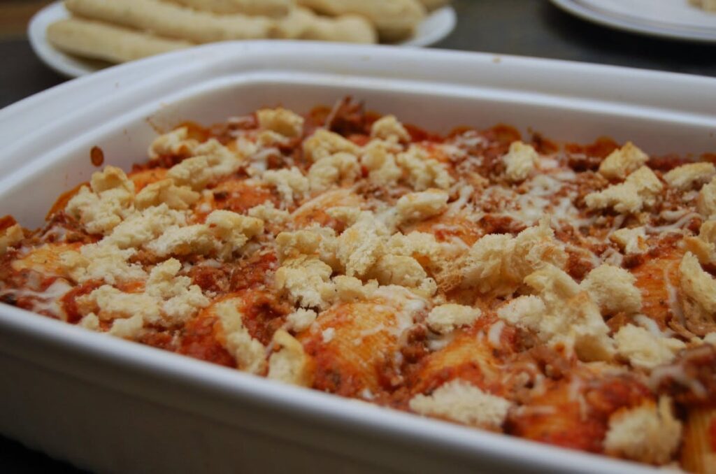 Italian Stuffed Shells with Ground Beef