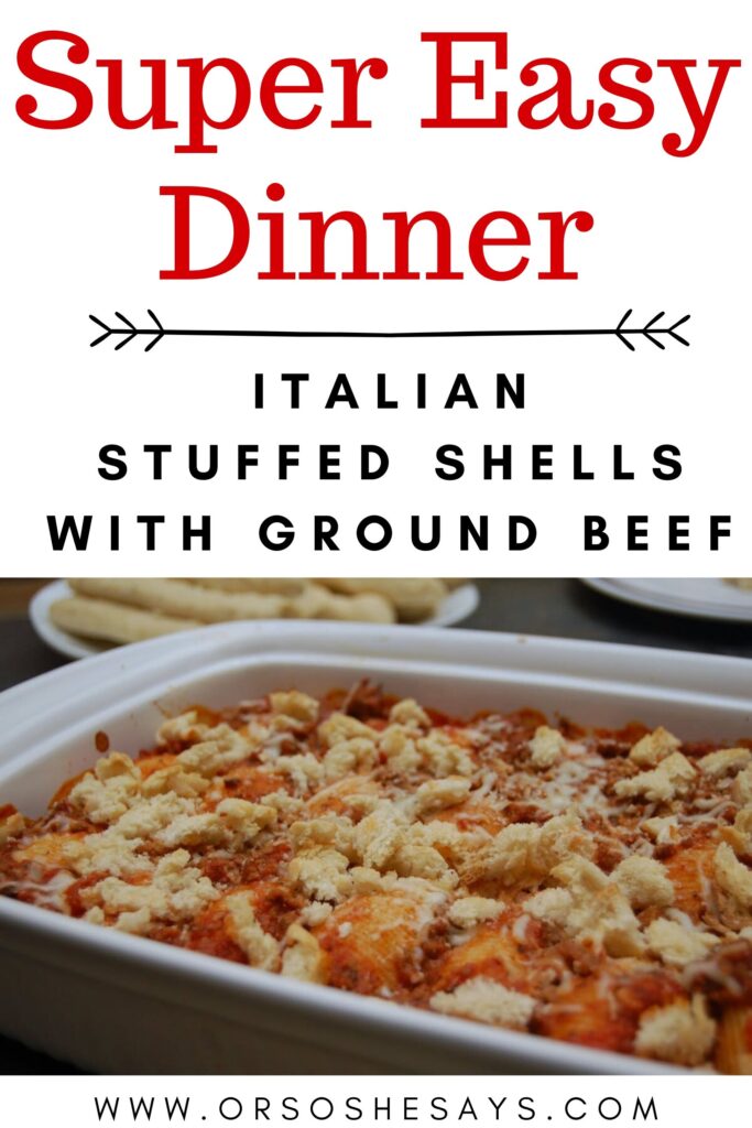 stuffed shell recipe