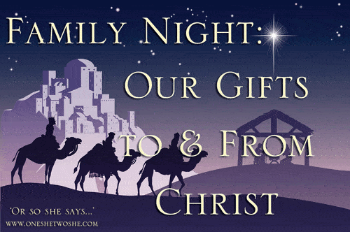 Family Night Christmas Lesson ~ and other Christmas family traditions!