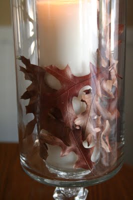 DIY Glass Hurricane inspired by Williams Sonoma. Get the how-to on www.orsoshesays.com #DIY #homedecor #williamssonoma