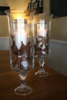 DIY Glass Hurricane inspired by Williams Sonoma. Get the how-to on www.orsoshesays.com #DIY #homedecor #williamssonoma