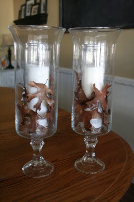 DIY Glass Hurricane inspired by Williams Sonoma. Get the how-to on www.orsoshesays.com #DIY #homedecor #williamssonoma