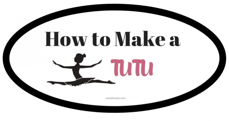 Easy instructions for how to make a tutu today on the blog: www.orsoshesays.com #diy #tutu #homemade #costumes #halloween #ballerina #dance #ldsblogger #lds #mormonblogger #mormon