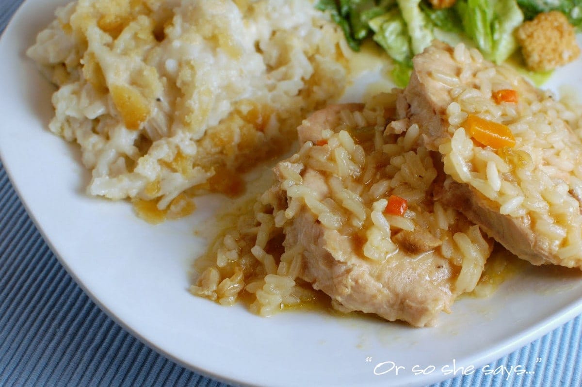 easter pork chops