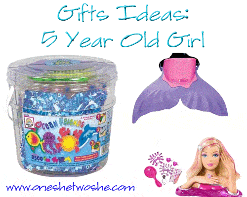 gift ideas for a five year girl