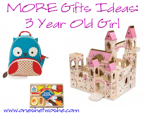 gift ideas for three year old girl