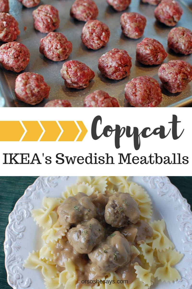 IKEA's Swedish Meatball Recipe (Knock-Off).....Delicious!! - Or so she ...