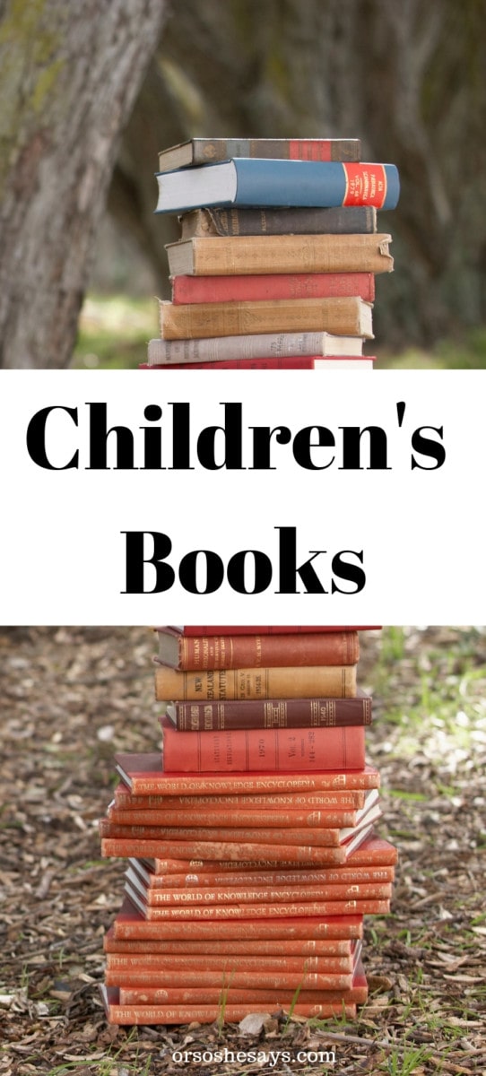 Children's books make great Valentine's day gifts for kids! A mother of six explains this fun family tradition and gives great book ideas for each age. #childrensbooks #booksforkids #OSSS orsoshesays.com