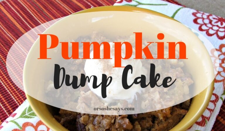 Pumpkin Dump Cake ~ A Perfect Fall Dessert (she: Jana)