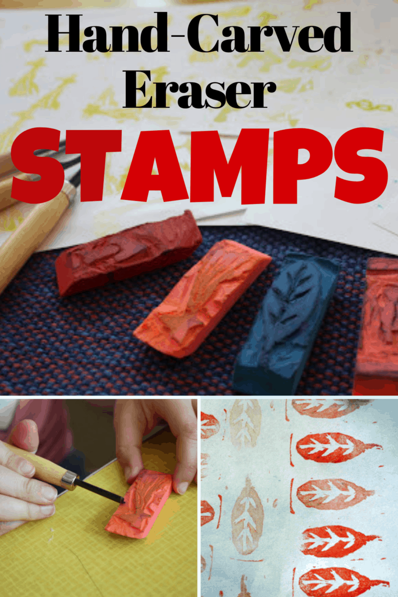 Kleas: Tutorial-Carving stamps with young children