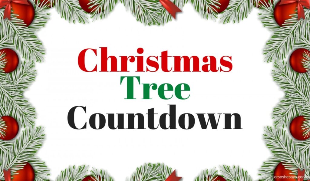 Today I am sharing this little Christmas Tree Countdown that I designed to help with all of my excitement regarding the holidays. #christmastree #christmascountdown #christmastreecountdown #christmas