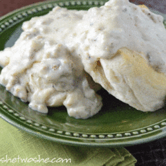 Biscuits & Sausage Gravy ~ An Easy & Hearty Breakfast! - Or so she says...