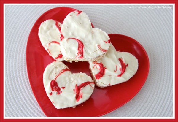 Sweet Heart Rice Krispie Treats by whatscookingwithruthie.com