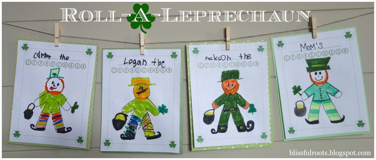 Roll-a-Leprechaun St. Patrick's Day Activity