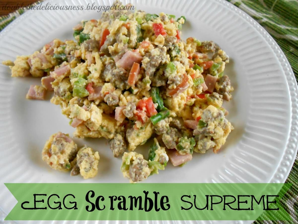 Egg Scramble Supreme & My Favorite Diet (she: Jana) - Or so she says...
