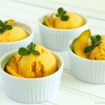 Mango-Greek Yogurt Sherbet by www.whatscookingwithruthie.com