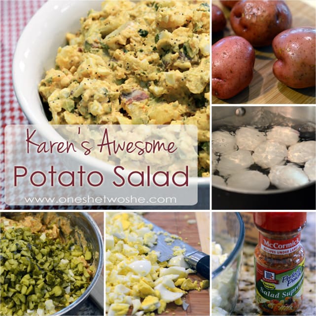 Potato Salad Collage