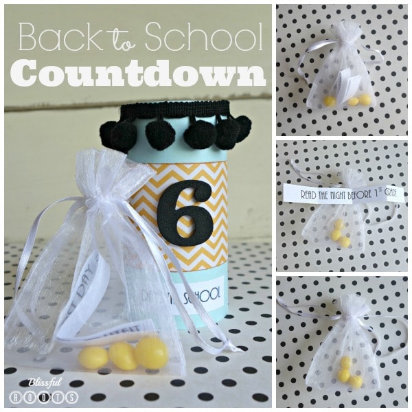 Back to School Countdown Collage