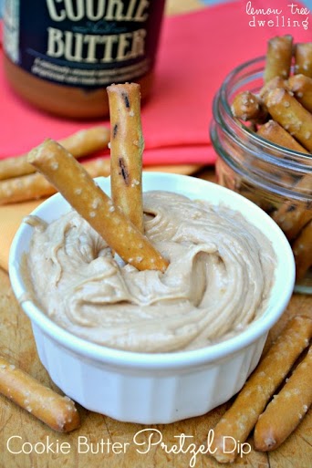 Cookie Butter Pretzel Dip