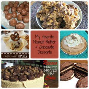 PB& Chocolate desserts