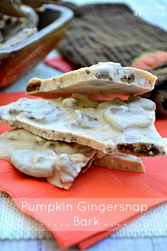 Pumpkin Gingersnap Bark