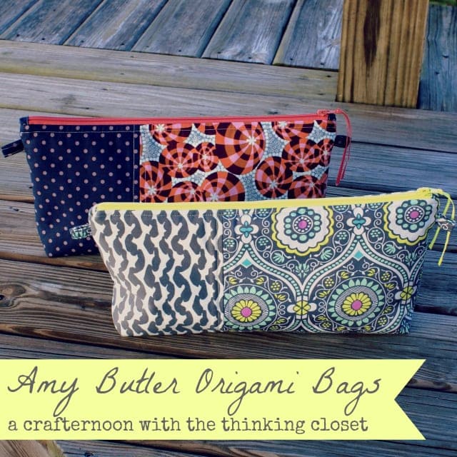 Amy Butler Origami Bags | Tips, Tricks, and Inspiration from thinkingcloset.com