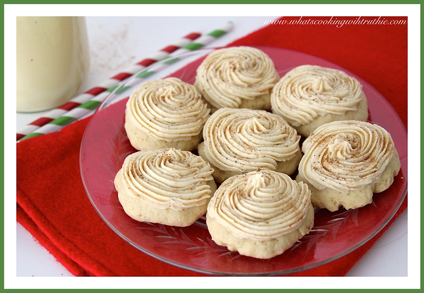 I Love Eggnog Cookies by whatscookingwithruthie.com