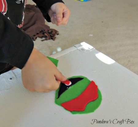 Felt Ornaments - Craft Your Kids' Favorite Characters this Christmas www.orsoshesays.com #christmas #DIY #feltornaments #ninjaturtles #hellokitty #characterornaments