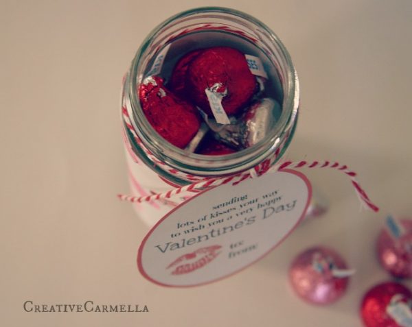 Diy Valentine In A Jar With A Free Printable She Carmella 9341