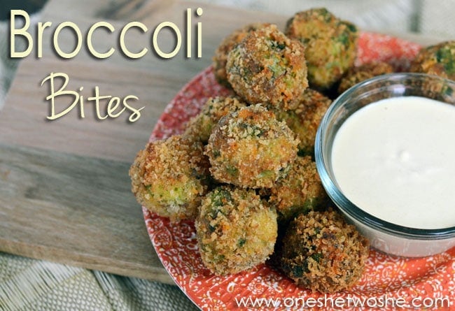 Broccoli Bites ~ Delicious Appetizer! www.oneshetwoshe.com