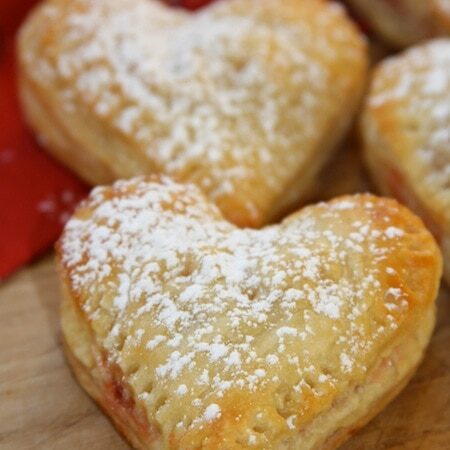 Heart Shaped Puff Pastry Pockets (she: Maria) - Or so she says...