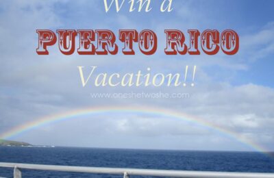 Puerto Rico Vacation ~ Win a trip! www.oneshetwoshe.com