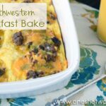 Southwestern Breakfast Bake ~ Easy and hearty breakfast! www.oneshetwoshe.com