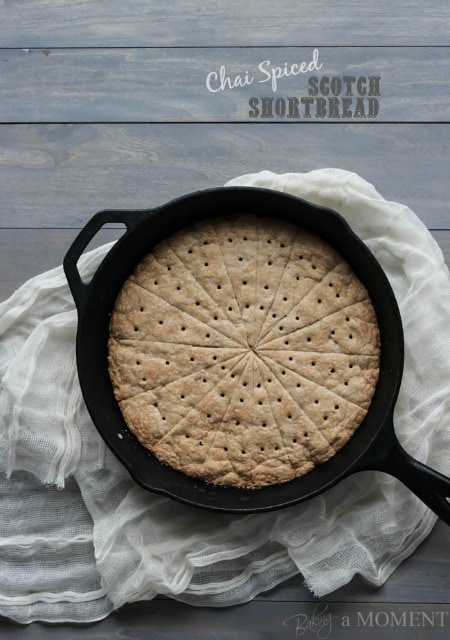 Chai Spiced Scotch Shortbread | Baking a Moment