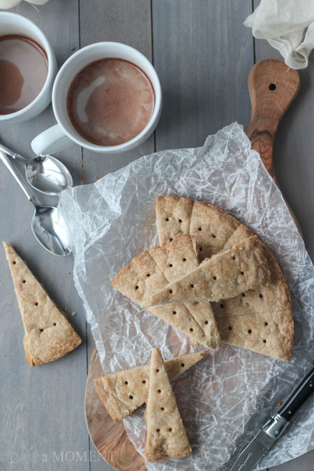 Chai Spiced Scotch Shortbread | Baking a Moment