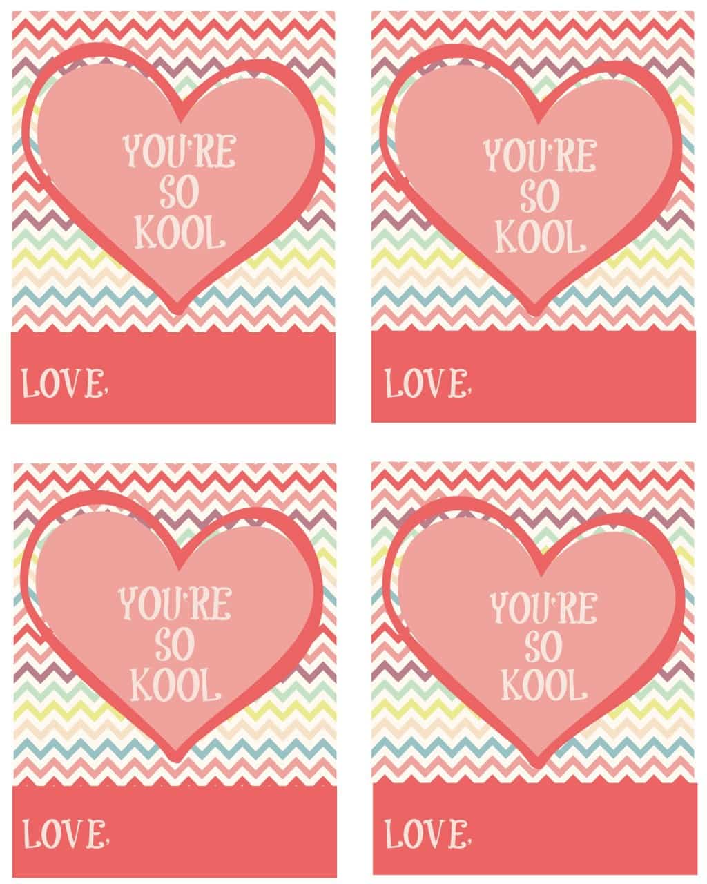 Kool-Aid Valentine Printable - 