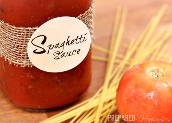 spaghetti sauce recipe