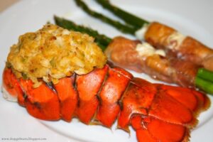 Crab Stuffed Lobster