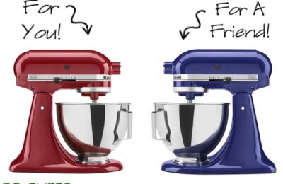 Win TWO KitchenAids! One for you, one for a friend! www.orsoshesays.com