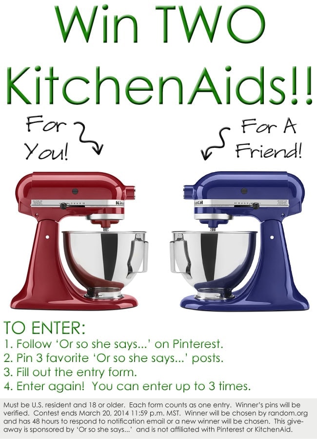 KitchenAid Giveaway