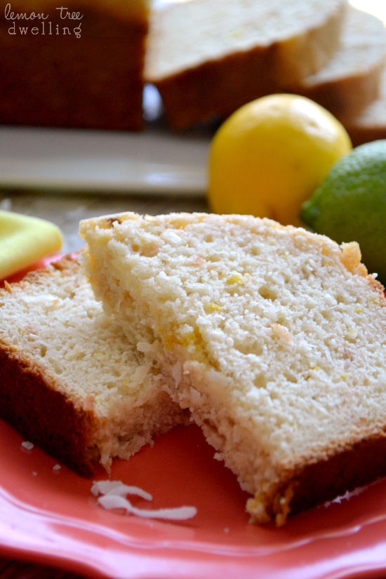 Lemon Coconut Quick Bread 1