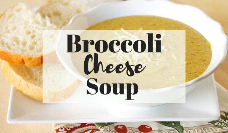 Panera Bread Broccoli Cheese Soup (copycat) www.orsoshesays.com #panerabread #broccolicheesesoup #recipe #copycatrecipe