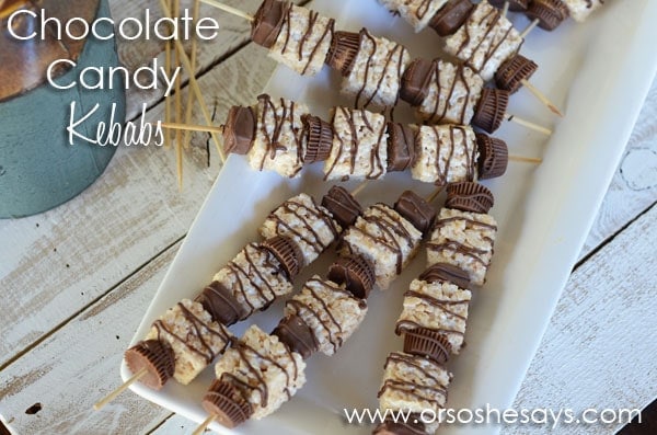 Chocolate Candy Kebabs